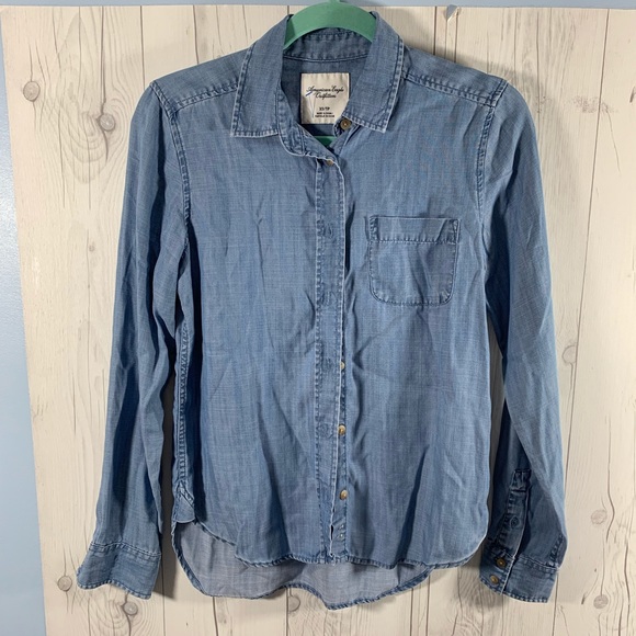 american eagle denim top
